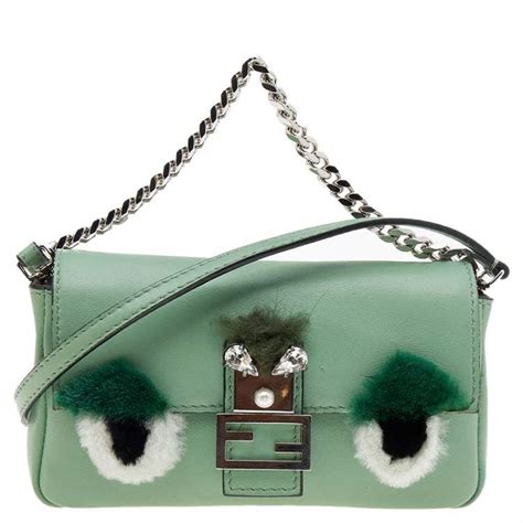 fendi mini baguettes in for 2019|Fendi micro monster baguette.